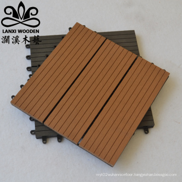 Wood Plastic Decking Flooring Tile outside home garden decorative Decking